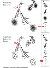 Classic Balance Bike Fork Steering Pin