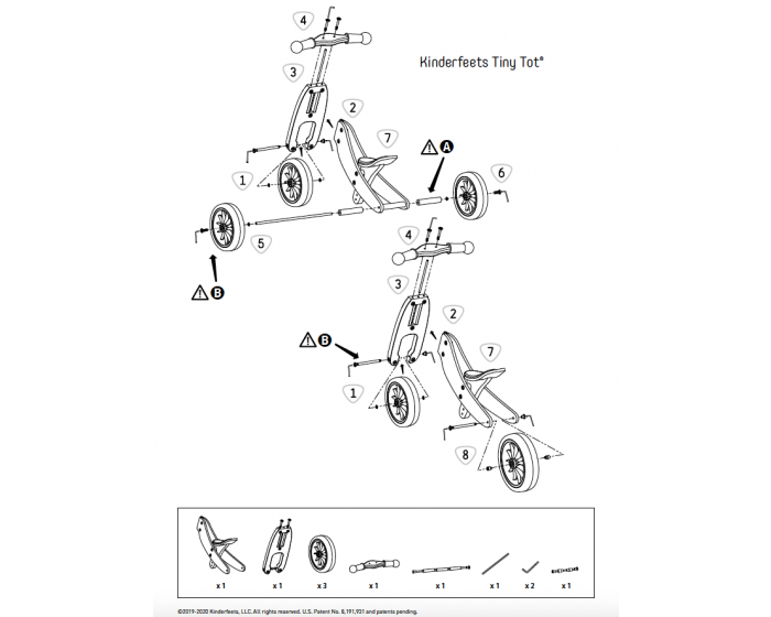 Kinderfeets on sale trike instructions